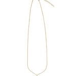 Quiet Icon-Evil Eye Pearl + CZ Necklace-Necklaces-Blue Ruby Jewellery-Vancouver Canada