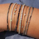 Quiet Icon-CZ Tennis Bracelet-Bracelets-Blue Ruby Jewellery-Vancouver Canada