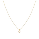 Quiet Icon-Bezel Opal Necklace-Necklaces-14k Gold Vermeil, Opal-Blue Ruby Jewellery-Vancouver Canada