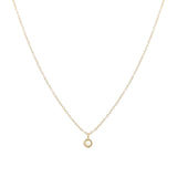 Quiet Icon-Bezel Opal Necklace-Necklaces-14k Gold Vermeil, Opal-Blue Ruby Jewellery-Vancouver Canada