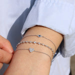 Quiet Icon-Gradual Pull CZ Bracelet-Bracelets-Blue Ruby Jewellery-Vancouver Canada