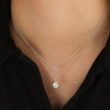 Quiet Icon-Bow Ribbon Necklace-Necklaces-Blue Ruby Jewellery-Vancouver Canada