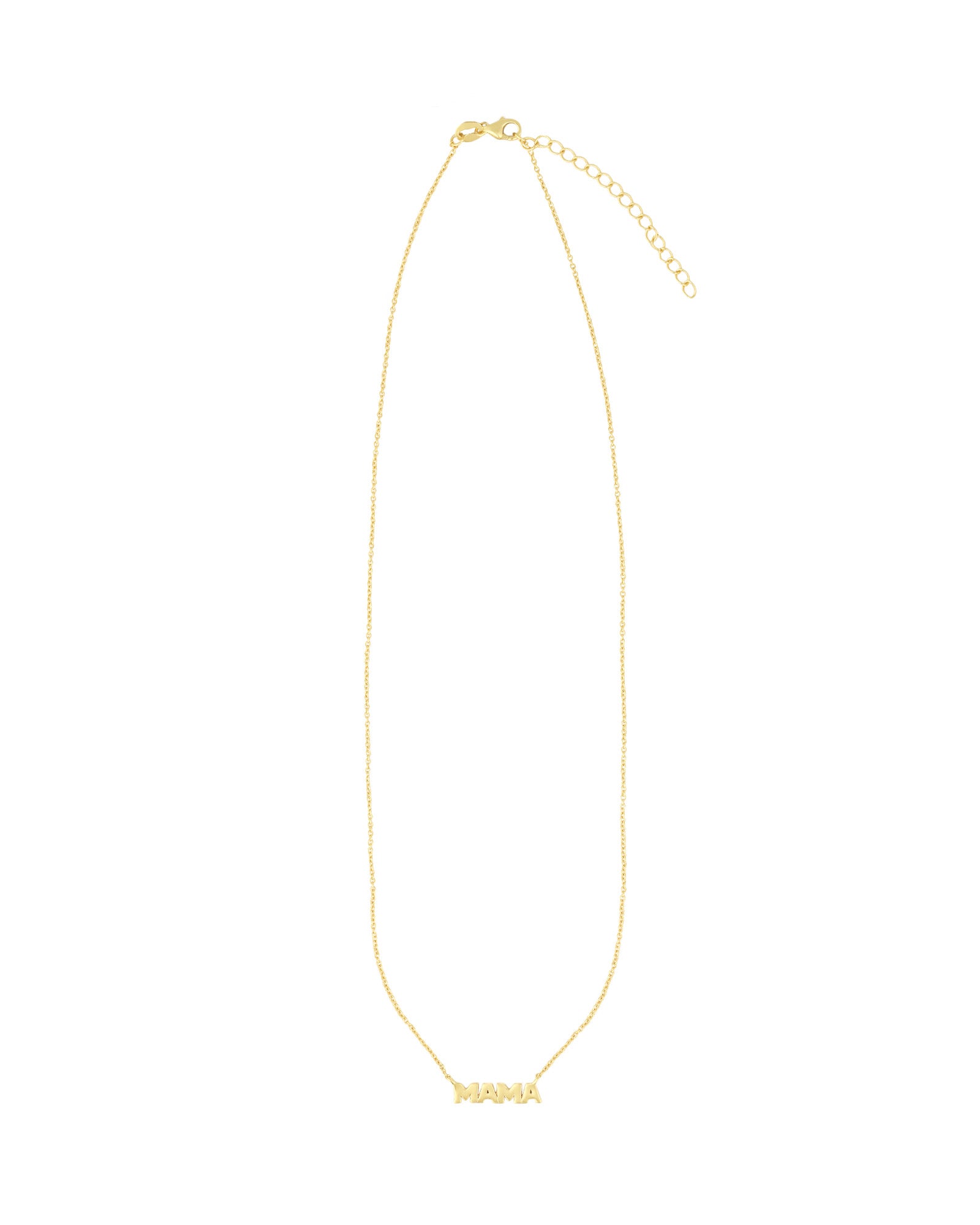 Quiet Icon-Mama Block Necklace-Necklaces-Blue Ruby Jewellery-Vancouver Canada