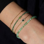 Quiet Icon-Evil Eye CZ Bracelet-Bracelets-Blue Ruby Jewellery-Vancouver Canada