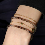 Quiet Icon-Puff Five Heart Bracelet-Bracelets-Blue Ruby Jewellery-Vancouver Canada