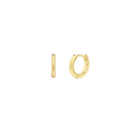 Quiet Icon-Tube Hoops-Earrings-14k Gold Vermeil-12mm-Blue Ruby Jewellery-Vancouver Canada