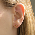 Quiet Icon-Bow Studs-Earrings-Blue Ruby Jewellery-Vancouver Canada