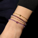 Quiet Icon-Single Puff Heart Bracelet-Bracelets-Blue Ruby Jewellery-Vancouver Canada
