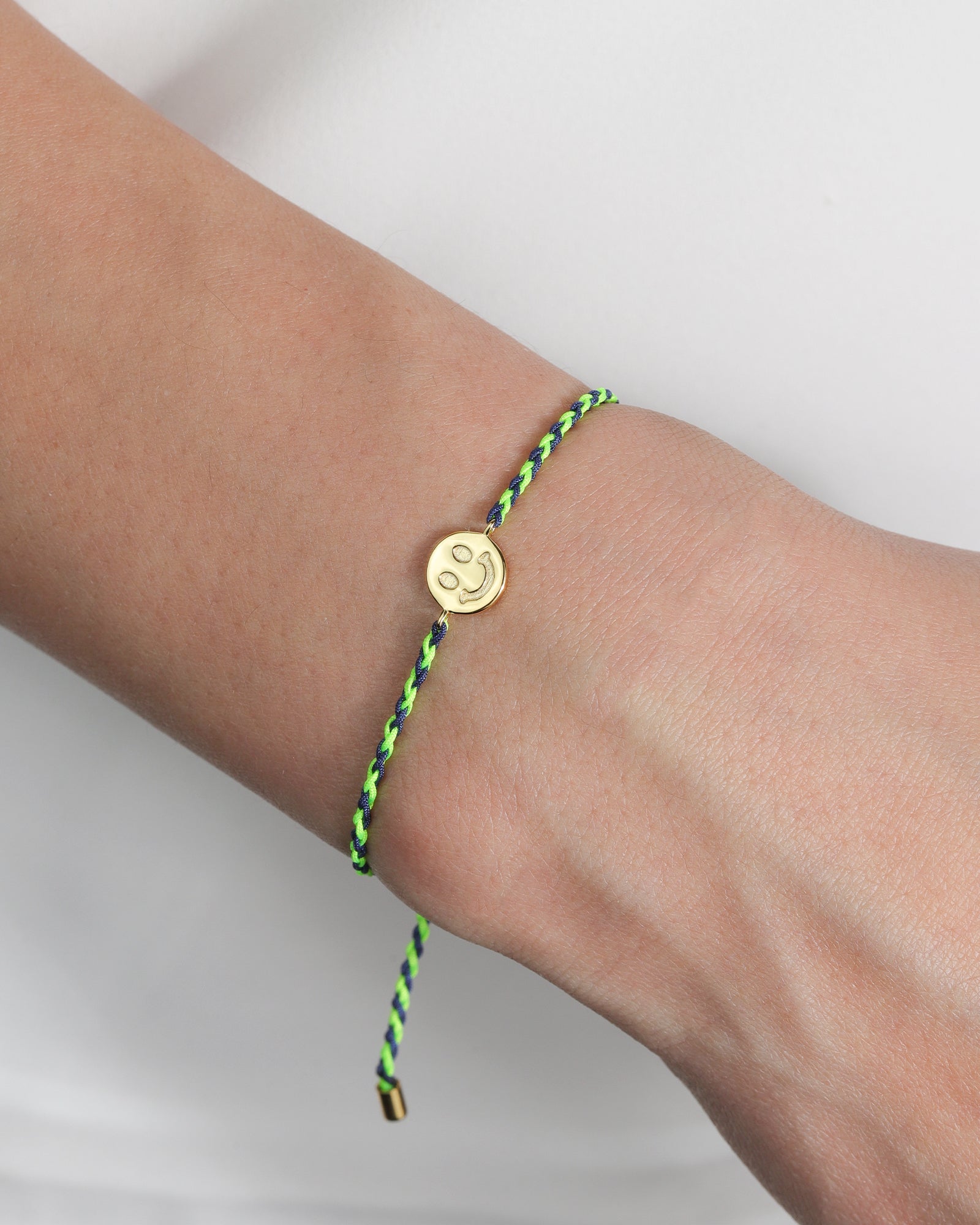 Quiet Icon-Smiley Thread Bracelet-Bracelets-Blue Ruby Jewellery-Vancouver Canada