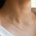 Quiet Icon-Snake Chain Necklace-Necklaces-Blue Ruby Jewellery-Vancouver Canada