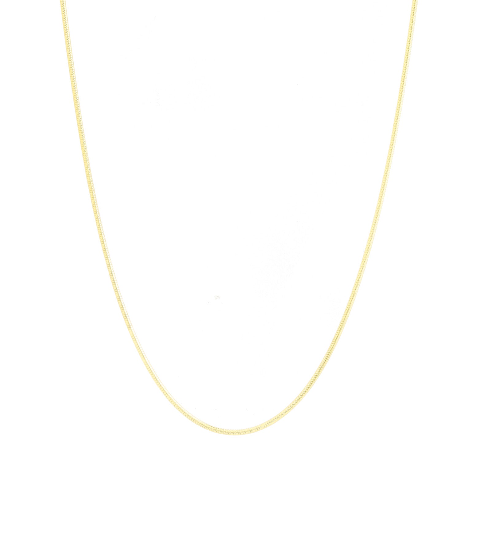Snake Chain Necklace 14k Gold Vermeil
