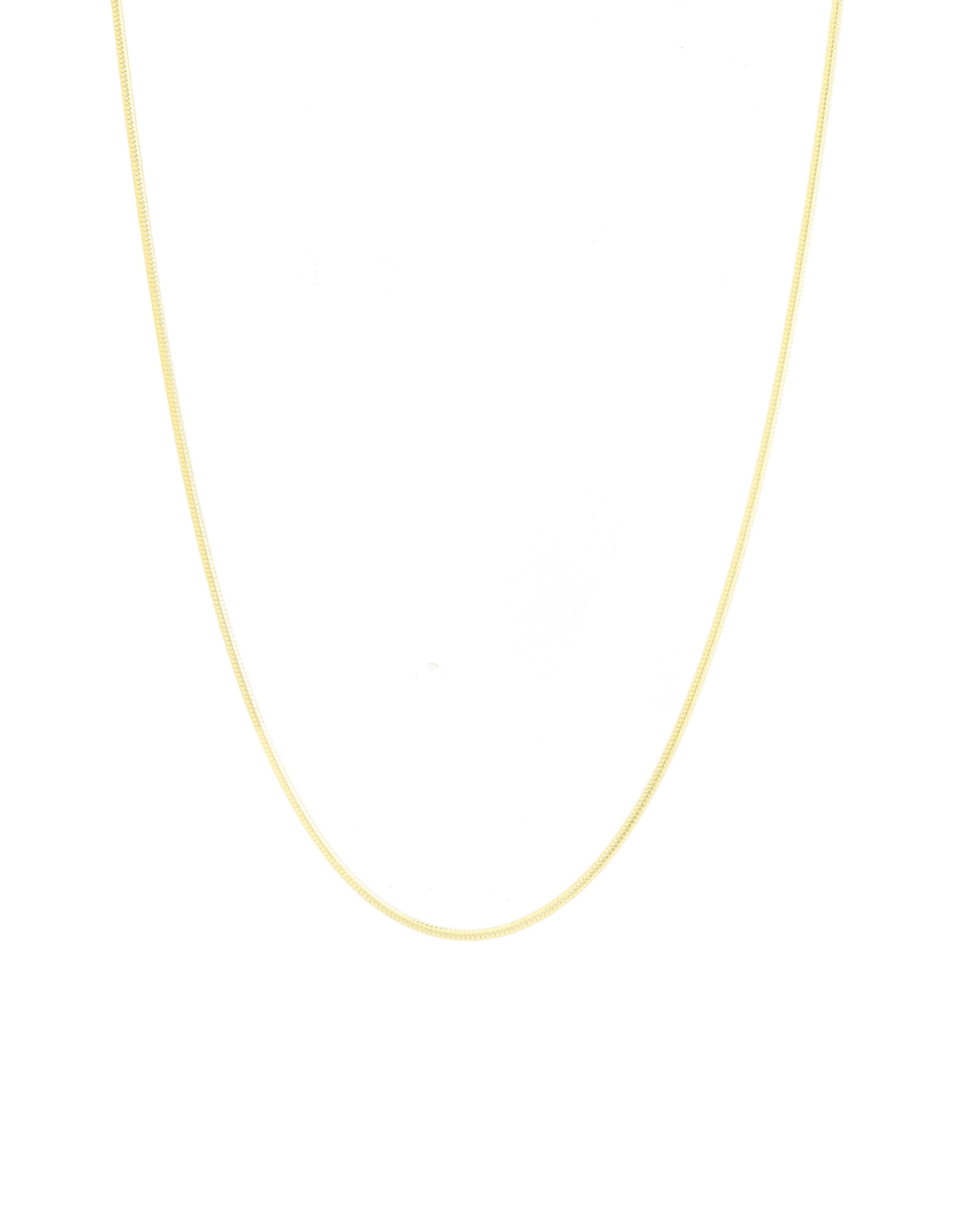 Snake Chain Necklace 14k Gold Vermeil