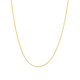 Wheat Chain Necklace 14k Gold Vermeil