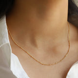 Quiet Icon-Satellite Chain Necklace-Necklaces-Blue Ruby Jewellery-Vancouver Canada