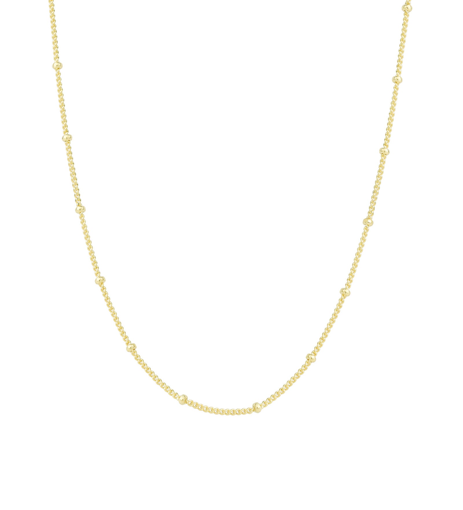 Satellite Chain Necklace 14k Gold Vermeil