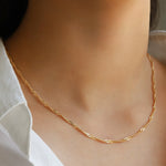 Quiet Icon-Singapore Chain Necklace-Necklaces-Blue Ruby Jewellery-Vancouver Canada