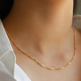 Quiet Icon-Singapore Chain Necklace-Necklaces-Blue Ruby Jewellery-Vancouver Canada