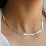 Quiet Icon-Serpentine Chain Necklace-Necklaces-Blue Ruby Jewellery-Vancouver Canada