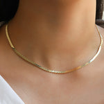 Quiet Icon-Serpentine Chain Necklace-Necklaces-Blue Ruby Jewellery-Vancouver Canada