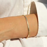 Serpentine Bracelet 14k Gold Vermeil