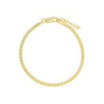 Serpentine Bracelet 14k Gold Vermeil
