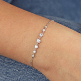 Gradual CZ Bracelet