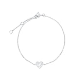 Heart Pavé Chain Bracelet