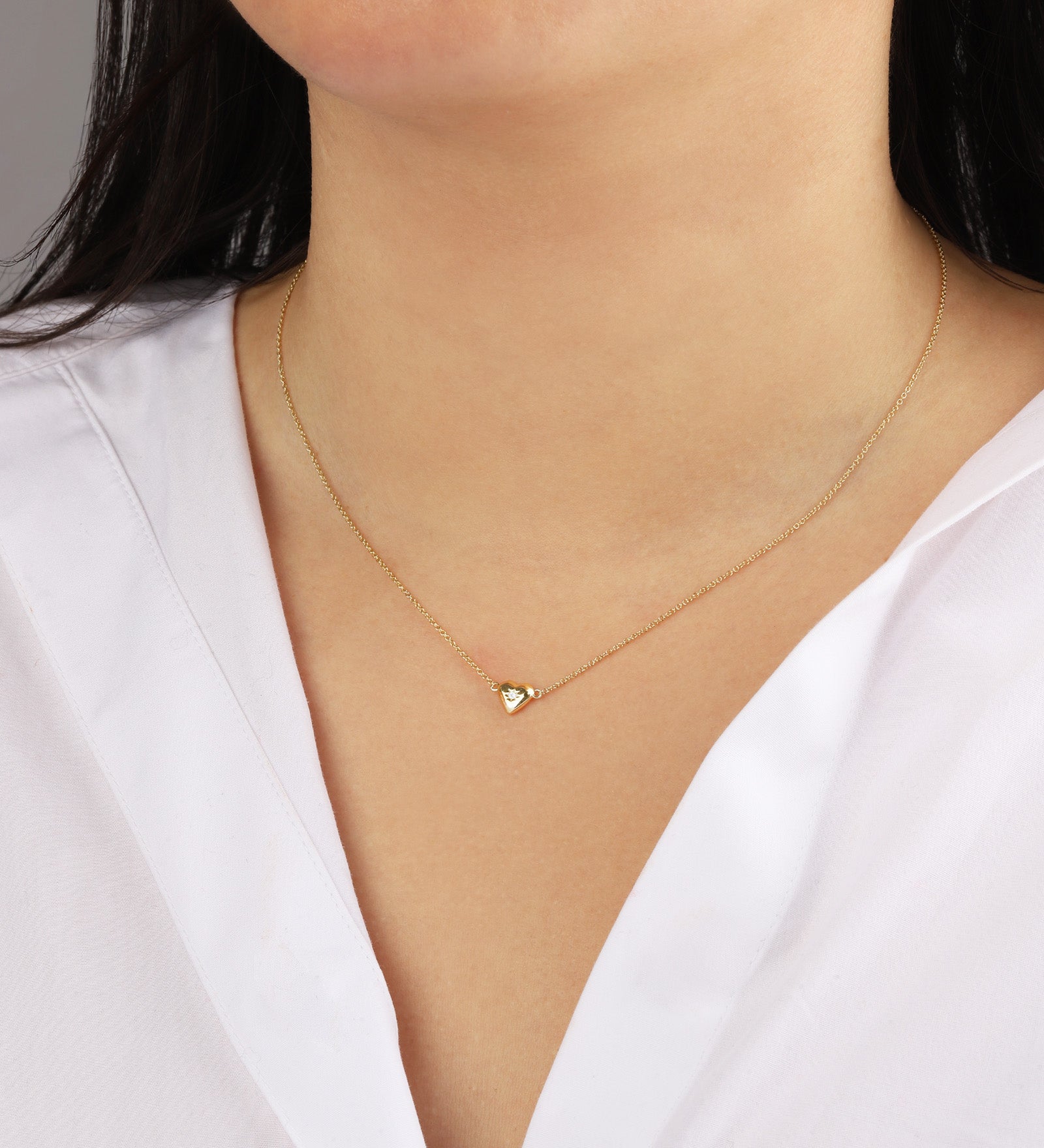 Quiet Icon-Heart Starburst CZ Necklace-Necklaces-Blue Ruby Jewellery-Vancouver Canada