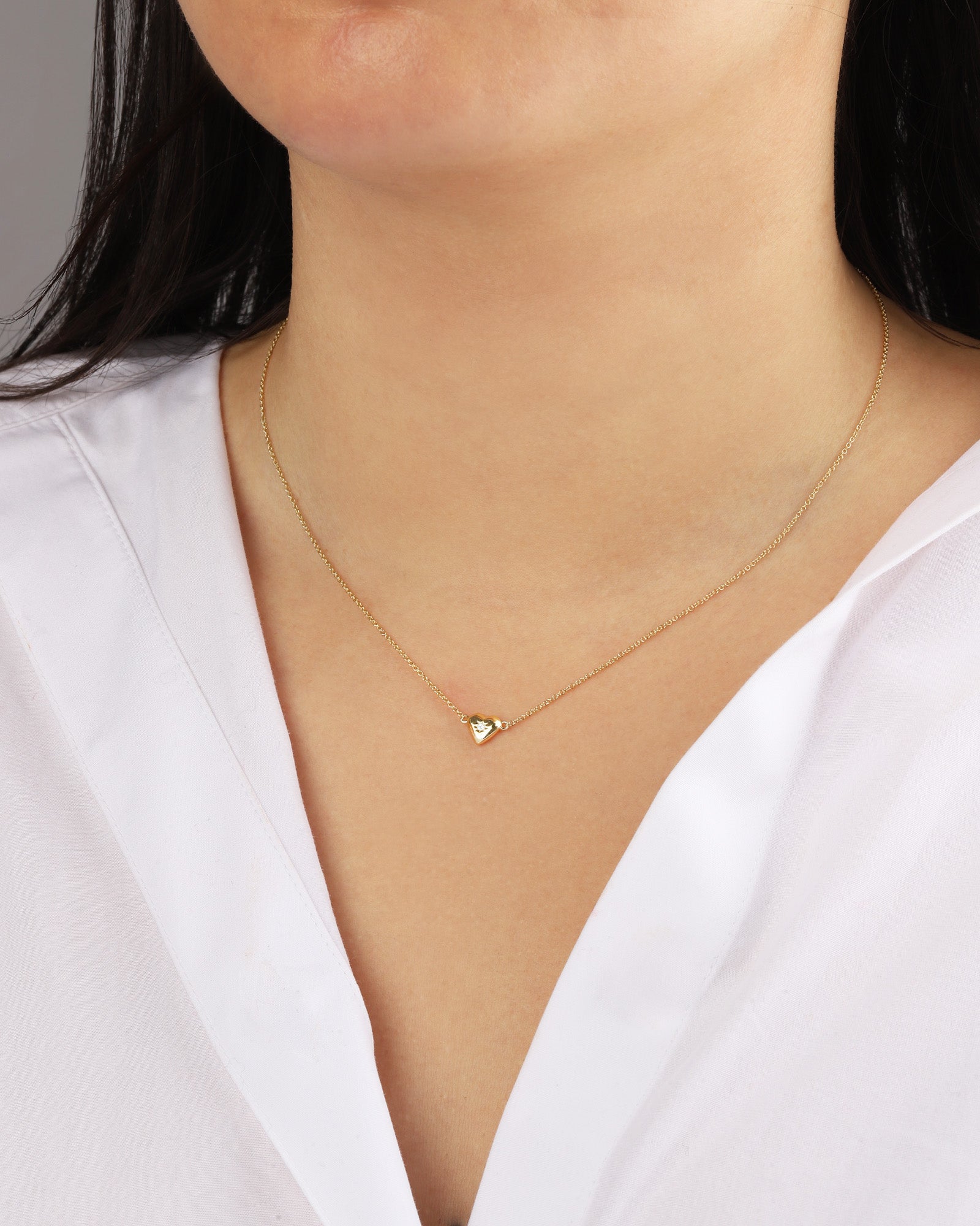 Quiet Icon-Heart Starburst CZ Necklace-Necklaces-Blue Ruby Jewellery-Vancouver Canada