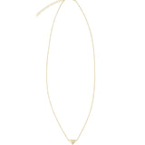 Heart Starburst CZ Necklace