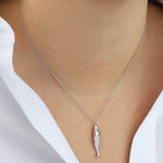 Quiet Icon-Fish CZ Necklace-Necklaces-Blue Ruby Jewellery-Vancouver Canada