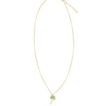Quiet Icon-Palm Tree Pavé Necklace-Necklaces-Blue Ruby Jewellery-Vancouver Canada