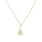 Sailboat Pavé Necklace
