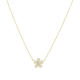 Flower Pavé Necklace