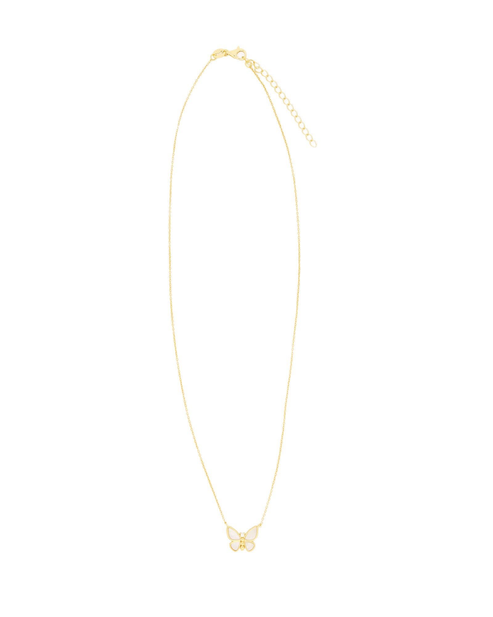 Quiet Icon-Pearl Butterfly Necklace-Necklaces-Blue Ruby Jewellery-Vancouver Canada