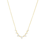 Seven CZ Necklace