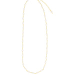 Quiet Icon-Oval Pearl Link Necklace-Necklaces-Blue Ruby Jewellery-Vancouver Canada
