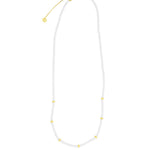 Quiet Icon-Pearl Rondelle Necklace-Necklaces-Blue Ruby Jewellery-Vancouver Canada