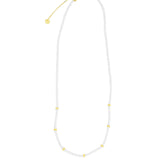Quiet Icon-Pearl Rondelle Necklace-Necklaces-Blue Ruby Jewellery-Vancouver Canada