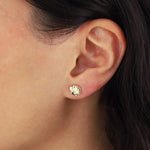 Quiet Icon-Shell Studs-Earrings-Blue Ruby Jewellery-Vancouver Canada