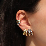 Quiet Icon-Seeing Double Hoops-Earrings-Blue Ruby Jewellery-Vancouver Canada