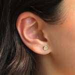 Quiet Icon-Sandollar Stud-Earrings-Blue Ruby Jewellery-Vancouver Canada
