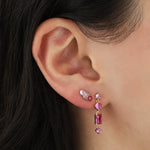 Quiet Icon-Center Marquise Studs-Earrings-Blue Ruby Jewellery-Vancouver Canada