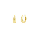 Quiet Icon-Classic Tapered Huggies | 13mm-Earrings-14k Gold Vermeil-Blue Ruby Jewellery-Vancouver Canada