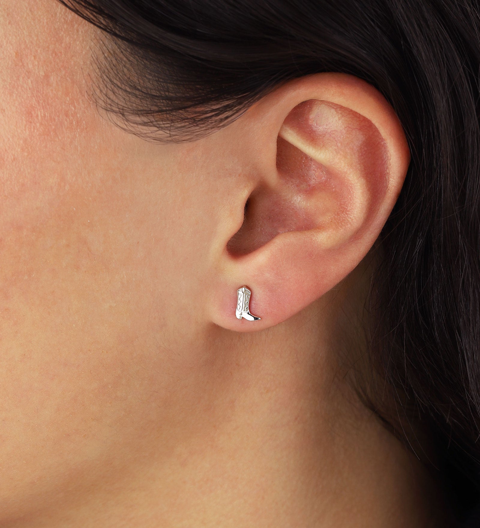 Quiet Icon-Western Boot Studs-Earrings-Blue Ruby Jewellery-Vancouver Canada