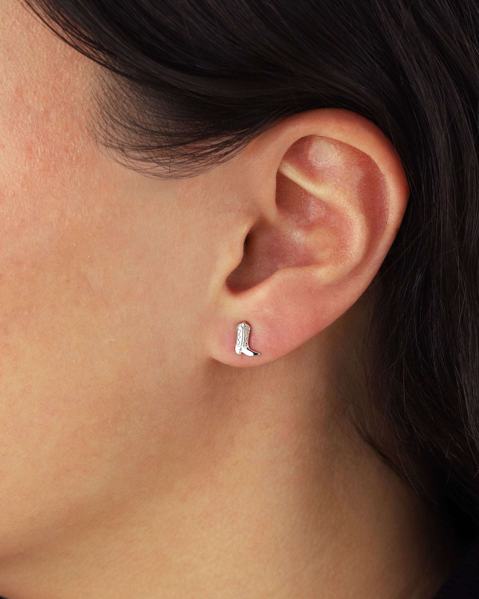 Quiet Icon-Western Boot Studs-Earrings-Blue Ruby Jewellery-Vancouver Canada