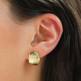 Ridged Shell Stud
