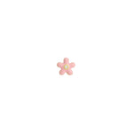 Quiet Icon-Daisy Enamel CZ Stud-Earrings-14k Gold Vermeil, Cubic Zirconia, Pink Enamel-Blue Ruby Jewellery-Vancouver Canada