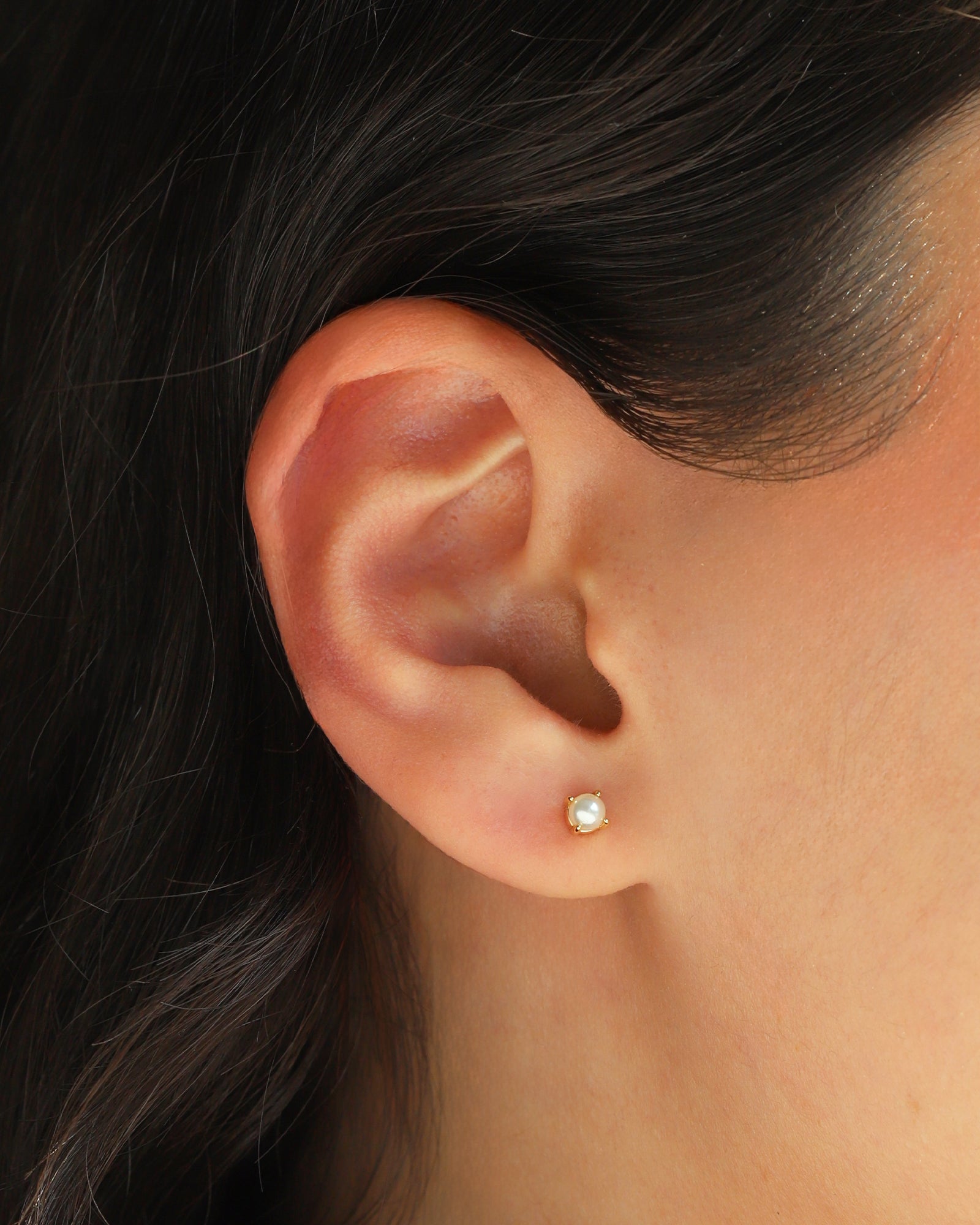 Quiet Icon-Birthstone Mix Shape Stud-Earrings-Blue Ruby Jewellery-Vancouver Canada