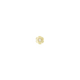 Birthstone Flower CZ Stud
